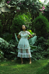 Mint Two Tier Embroidered Dressuntitled (5 of 9)